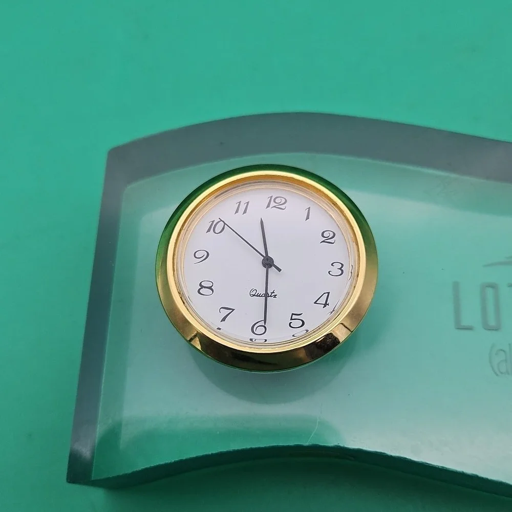 Lotronex‎ Clock Pharmaceutical Drug Rep Collectible Glass Lucite